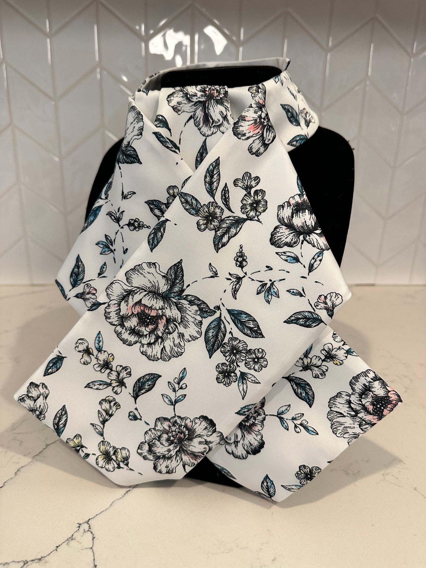 White Rose Satin