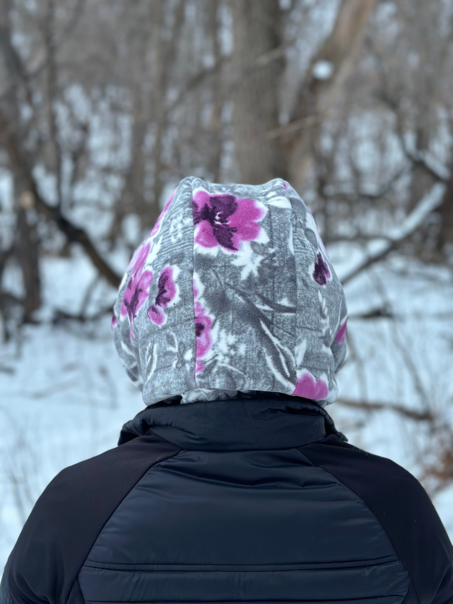 Orchid Fleece Hood
