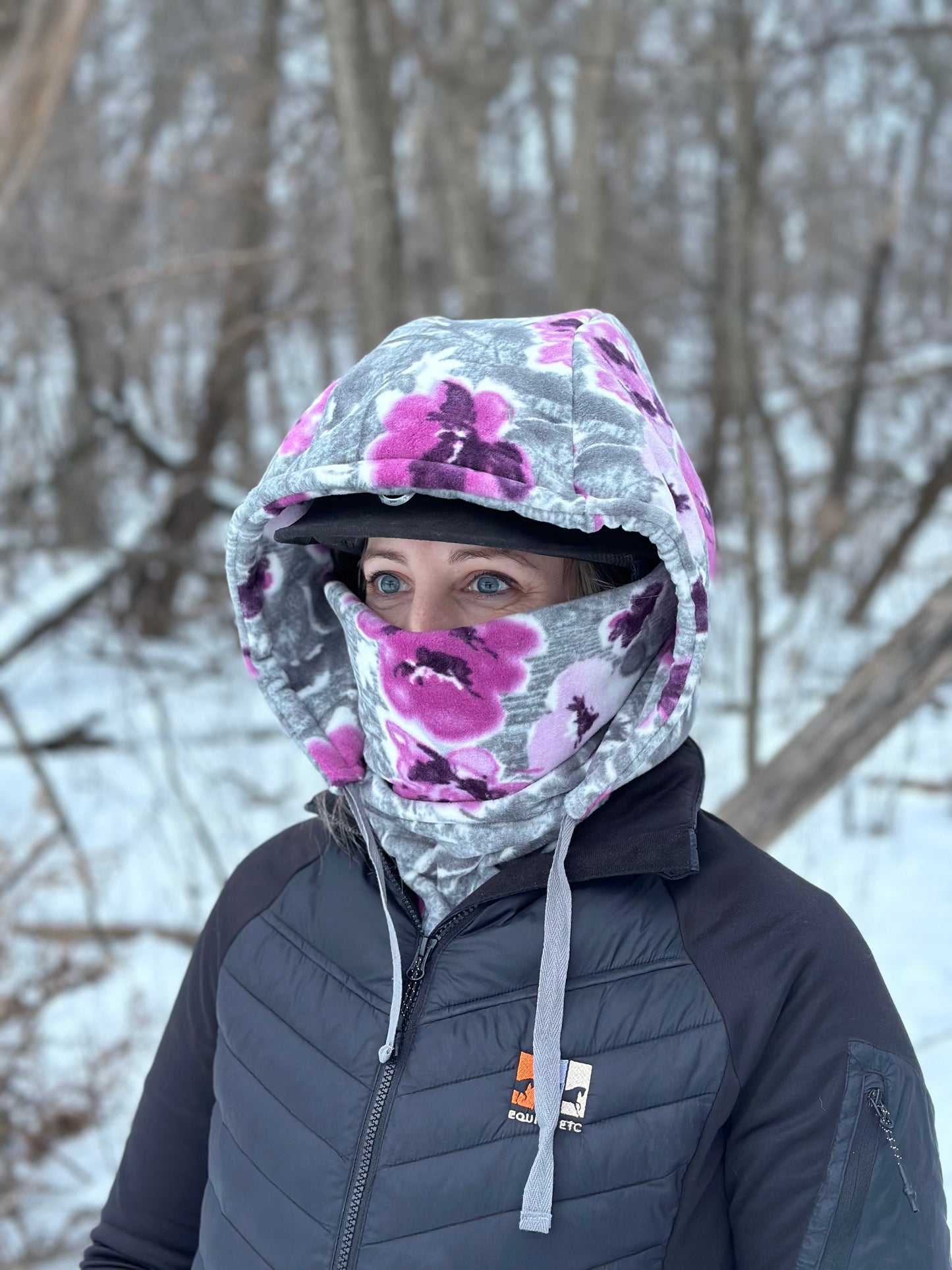 Orchid Fleece Hood