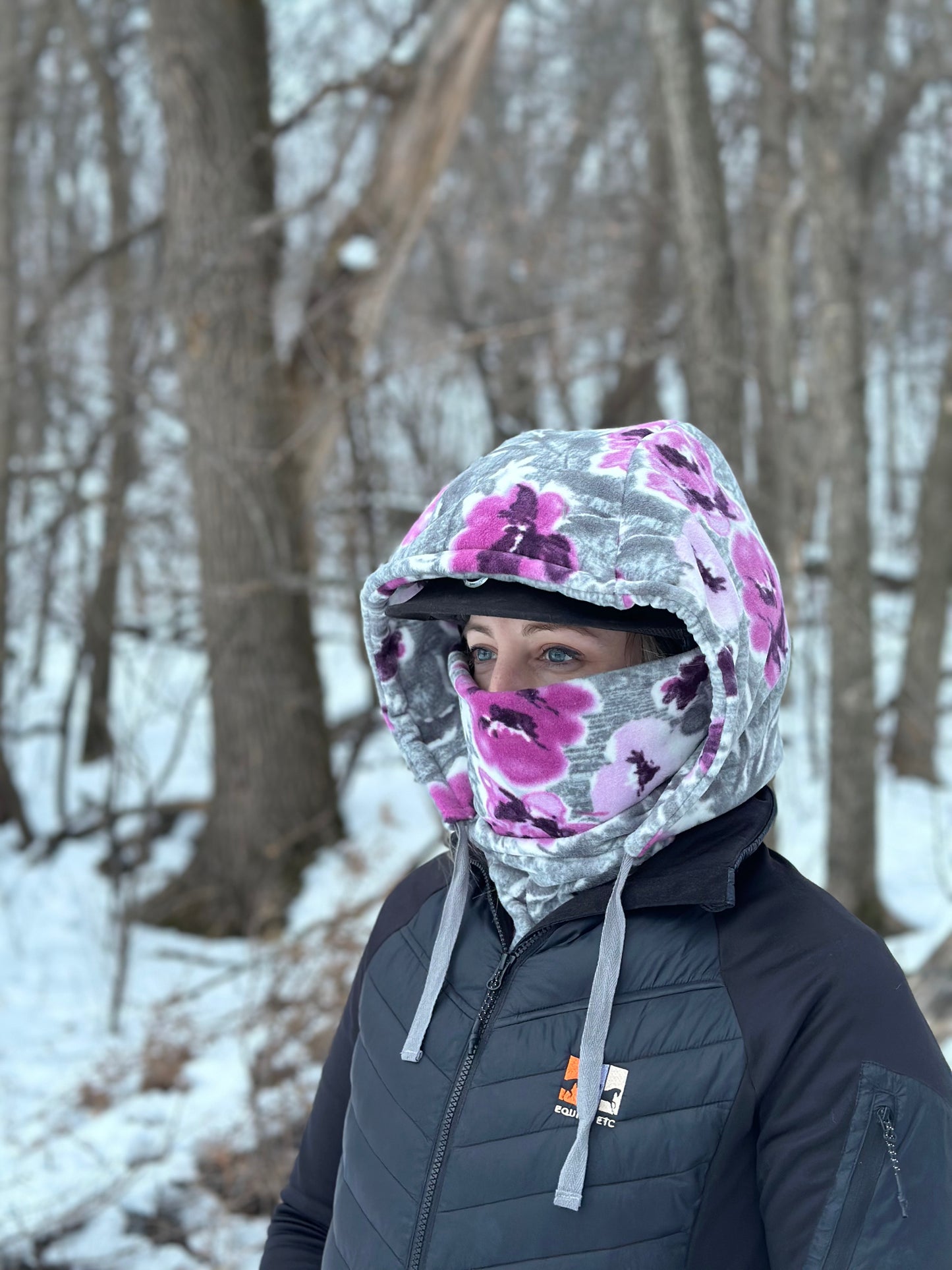Orchid Fleece Hood