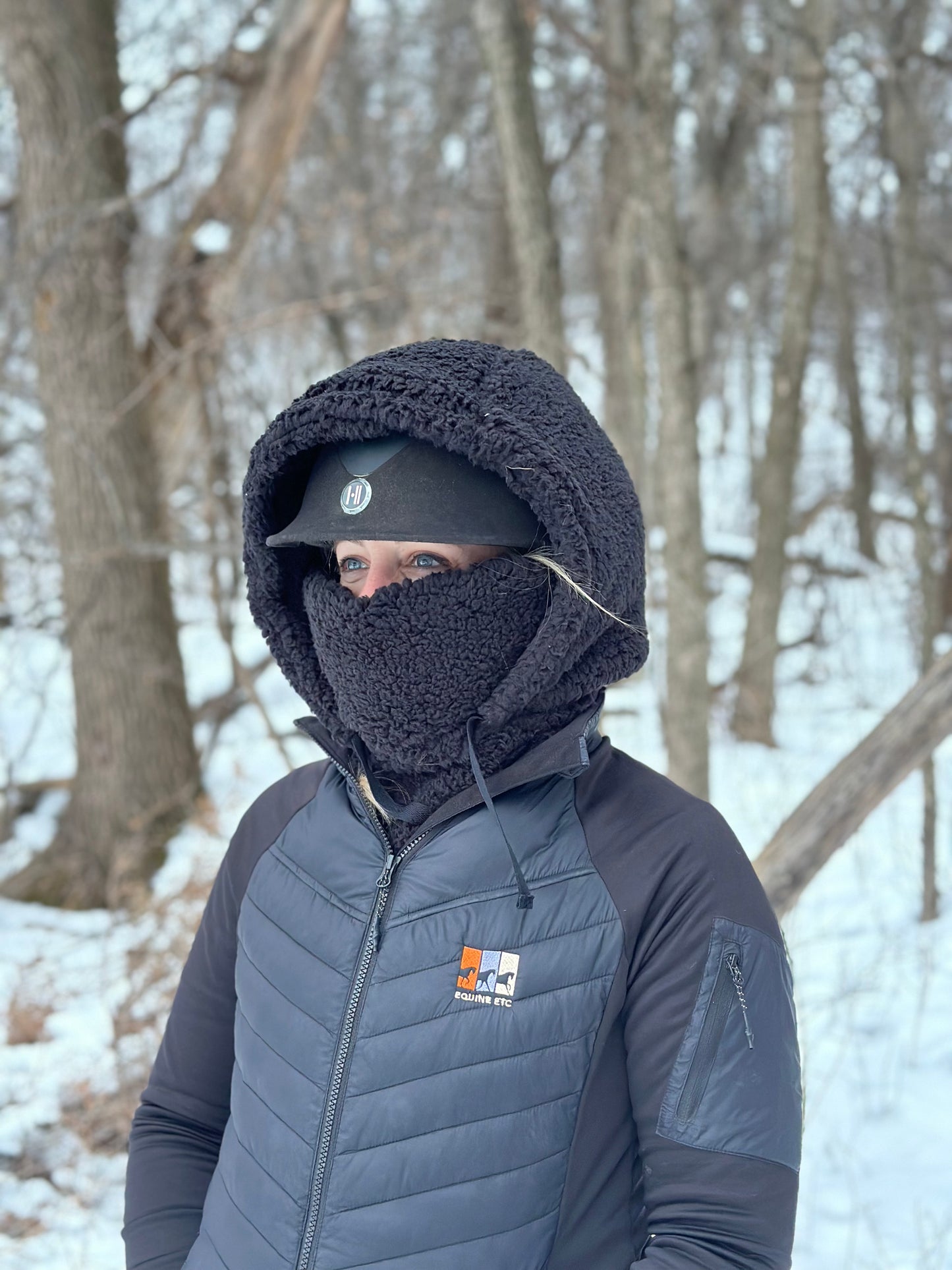 Black Sherpa Hood