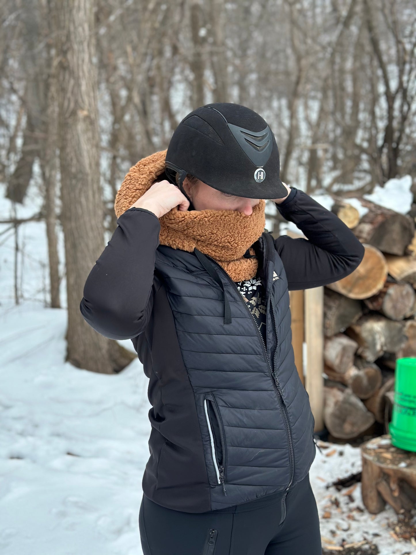 Caramel Sherpa Hood