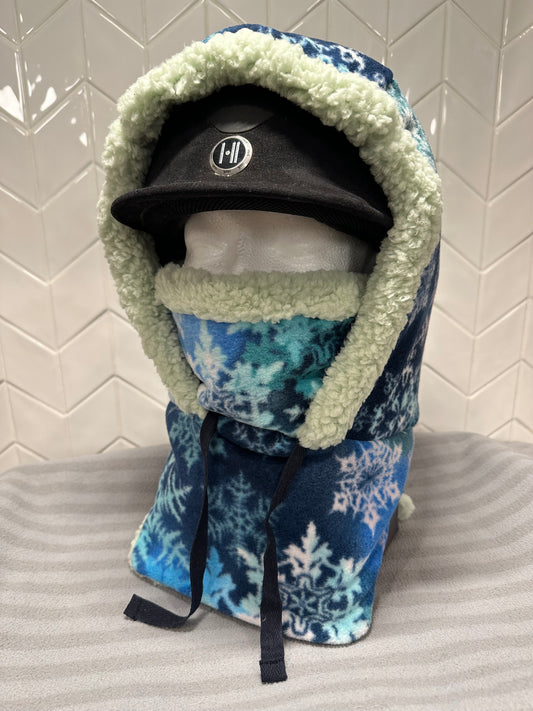 Blue Snowflake hood